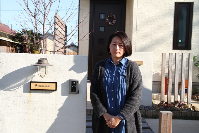 ご主人と共同施工のお庭